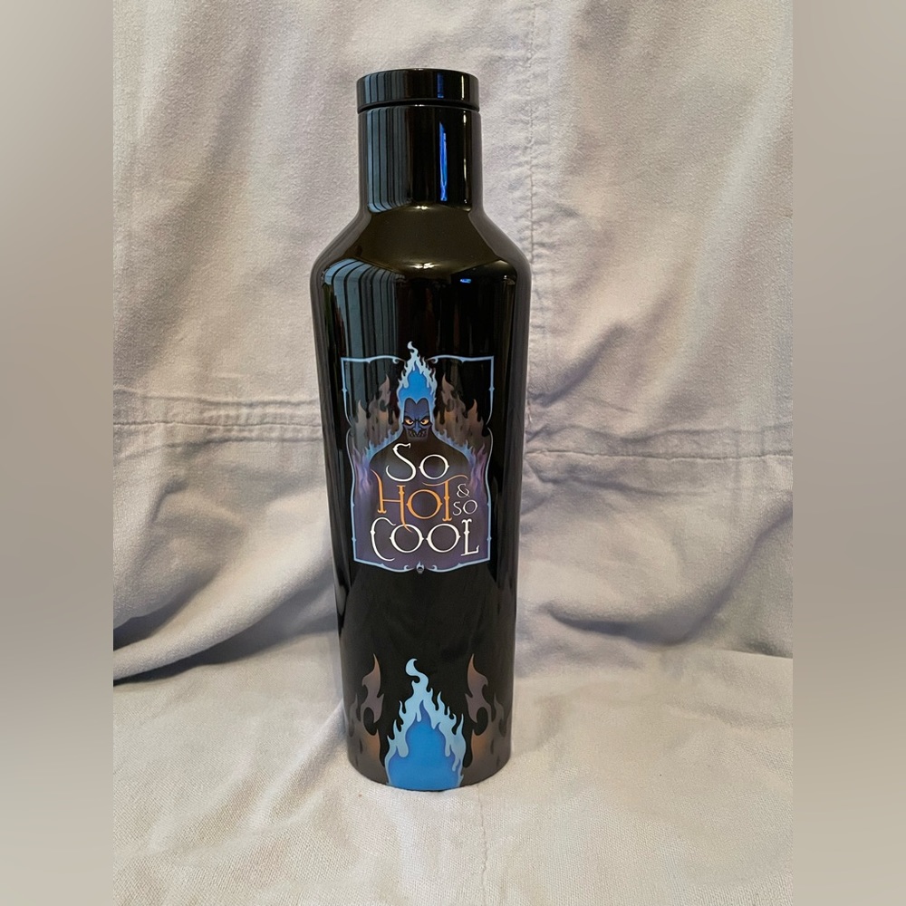NEW Walt Disney Parks Villains Hades Water‎ Bottle Corkcicle "So Hot & So Cool"